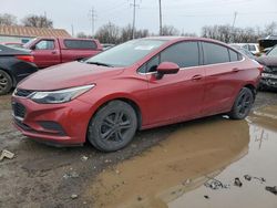 Chevrolet Cruze LT salvage cars for sale: 2018 Chevrolet Cruze LT