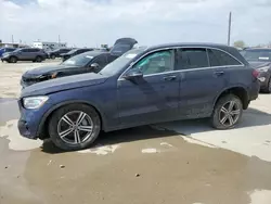 Salvage cars for sale at Grand Prairie, TX auction: 2020 Mercedes-Benz GLC 300 4matic