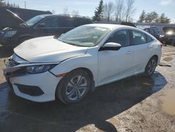 Vehiculos salvage en venta de Copart Bowmanville, ON: 2017 Honda Civic LX