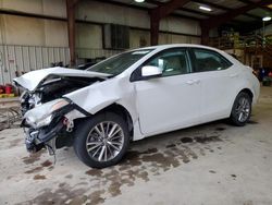 Toyota Corolla l salvage cars for sale: 2015 Toyota Corolla L