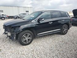Salvage cars for sale at New Braunfels, TX auction: 2020 Infiniti QX60 Luxe
