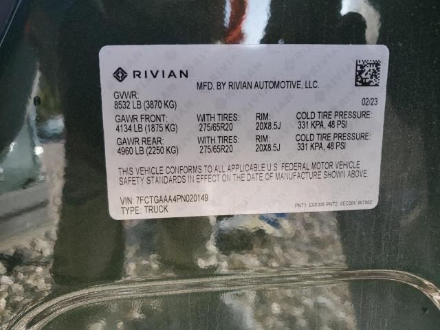 2023 Rivian R1T Adventure