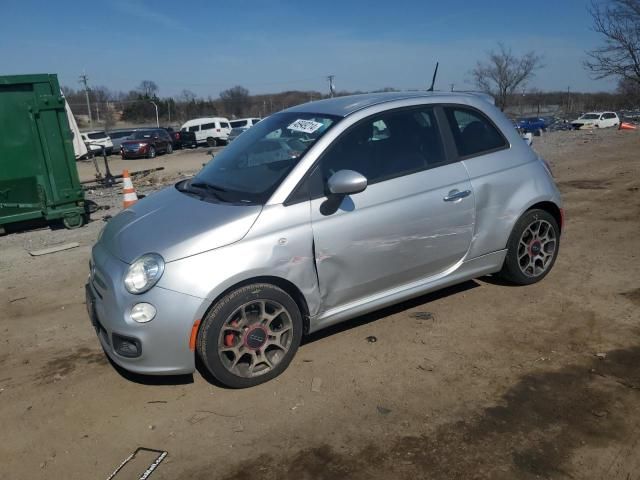 2012 Fiat 500 Sport