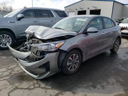 Salvage cars for sale at Rogersville, MO auction: 2022 KIA Rio LX