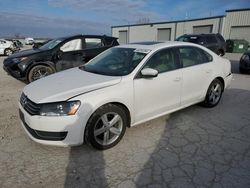 Salvage cars for sale from Copart Kansas City, KS: 2013 Volkswagen Passat SE