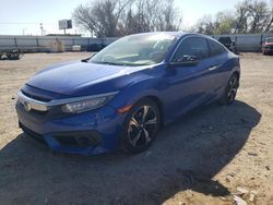 Salvage cars for sale at Oklahoma City, OK auction: 2018 Honda Civic Touring