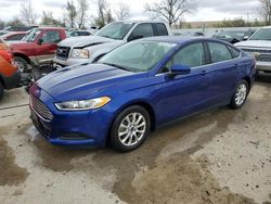 Salvage cars for sale at Bridgeton, MO auction: 2015 Ford Fusion S