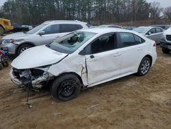 Toyota salvage cars for sale: 2022 Toyota Corolla LE