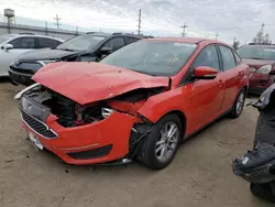 Salvage cars for sale at Dyer, IN auction: 2016 Ford Focus SE