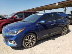 Salvage cars for sale from Copart Temple, TX: 2022 Hyundai Accent Limited