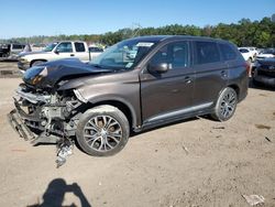 Salvage cars for sale from Copart Greenwell Springs, LA: 2017 Mitsubishi Outlander SE