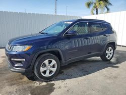 Jeep Compass salvage cars for sale: 2018 Jeep Compass Latitude