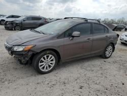 Vehiculos salvage en venta de Copart Houston, TX: 2012 Honda Civic EXL