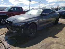 Salvage cars for sale at Chicago Heights, IL auction: 2022 BMW M4 Competition