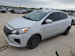 Salvage cars for sale at San Antonio, TX auction: 2022 Mitsubishi Mirage G4 ES
