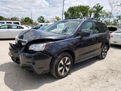 Subaru Forester salvage cars for sale: 2017 Subaru Forester 2.5I Premium