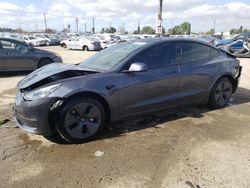 Salvage cars for sale from Copart Los Angeles, CA: 2023 Tesla Model 3