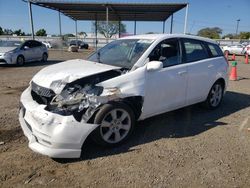 Salvage cars for sale from Copart San Diego, CA: 2003 Toyota Corolla Matrix XR