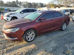 Salvage cars for sale from Copart Fairburn, GA: 2015 Chrysler 200 Limited