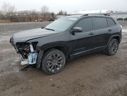 Salvage cars for sale at Columbia Station, OH auction: 2021 Jeep Cherokee Latitude LUX