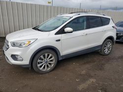 Salvage cars for sale at San Martin, CA auction: 2017 Ford Escape Titanium