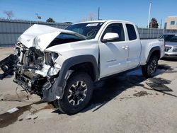Salvage cars for sale from Copart Littleton, CO: 2018 Toyota Tacoma Access Cab