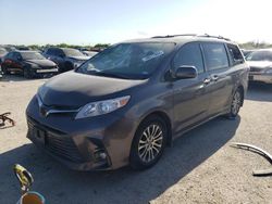 Salvage cars for sale at San Antonio, TX auction: 2020 Toyota Sienna XLE