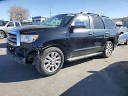 Toyota Sequoia salvage cars for sale: 2008 Toyota Sequoia Platinum