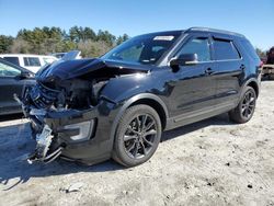 Salvage cars for sale from Copart Mendon, MA: 2017 Ford Explorer XLT