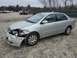 Salvage cars for sale from Copart Candia, NH: 2004 Toyota Corolla CE