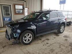 Salvage cars for sale from Copart Fort Wayne, IN: 2017 Chevrolet Equinox LT