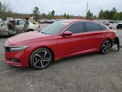 Salvage cars for sale at Gaston, SC auction: 2018 Honda Accord Sport