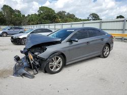 Salvage cars for sale from Copart Fort Pierce, FL: 2018 Hyundai Sonata Sport