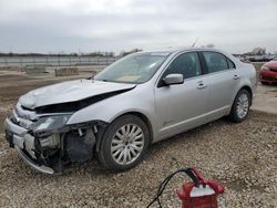 Salvage cars for sale from Copart Kansas City, KS: 2011 Ford Fusion Hybrid