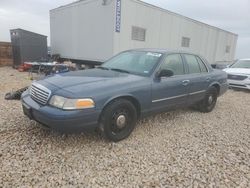 Salvage cars for sale from Copart New Braunfels, TX: 2010 Ford Crown Victoria Police Interceptor