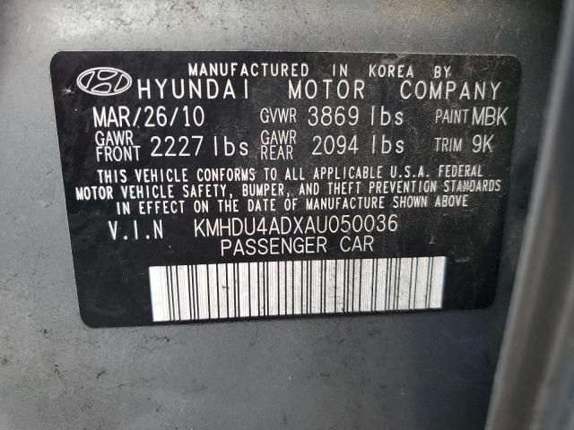 2010 Hyundai Elantra Blue