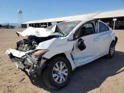 Salvage cars for sale at Phoenix, AZ auction: 2012 Honda Civic LX