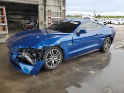 Salvage cars for sale at West Palm Beach, FL auction: 2018 Ford Mustang GT