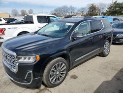 Salvage cars for sale from Copart Moraine, OH: 2022 GMC Acadia Denali