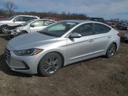 Salvage cars for sale at Des Moines, IA auction: 2018 Hyundai Elantra SEL