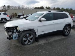 Salvage cars for sale at Exeter, RI auction: 2019 Jeep Cherokee Limited
