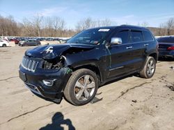 Salvage cars for sale from Copart Marlboro, NY: 2015 Jeep Grand Cherokee Overland
