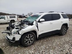Salvage cars for sale at West Warren, MA auction: 2020 GMC Acadia SLE