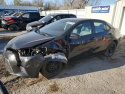 Salvage cars for sale from Copart Wichita, KS: 2015 Toyota Corolla L