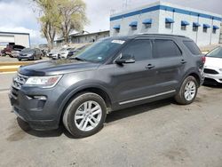 Salvage cars for sale from Copart Albuquerque, NM: 2018 Ford Explorer XLT