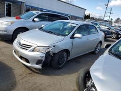 Salvage cars for sale from Copart New Britain, CT: 2013 Toyota Corolla Base