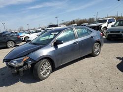 Salvage cars for sale at Indianapolis, IN auction: 2014 Toyota Corolla L