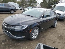 Chrysler 200 salvage cars for sale: 2015 Chrysler 200 Limited