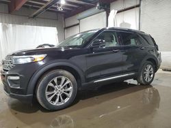 Salvage cars for sale at Central Square, NY auction: 2021 Ford Explorer Limited