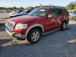 Salvage cars for sale from Copart Riverview, FL: 2010 Ford Explorer Eddie Bauer